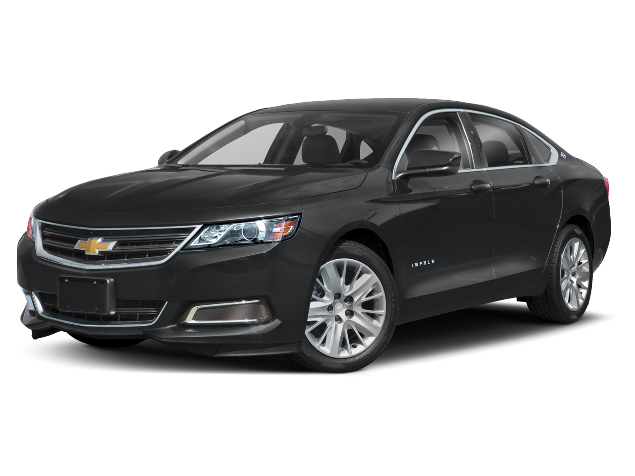 2019 Chevrolet Impala LT in Summit White — front three-quarter view