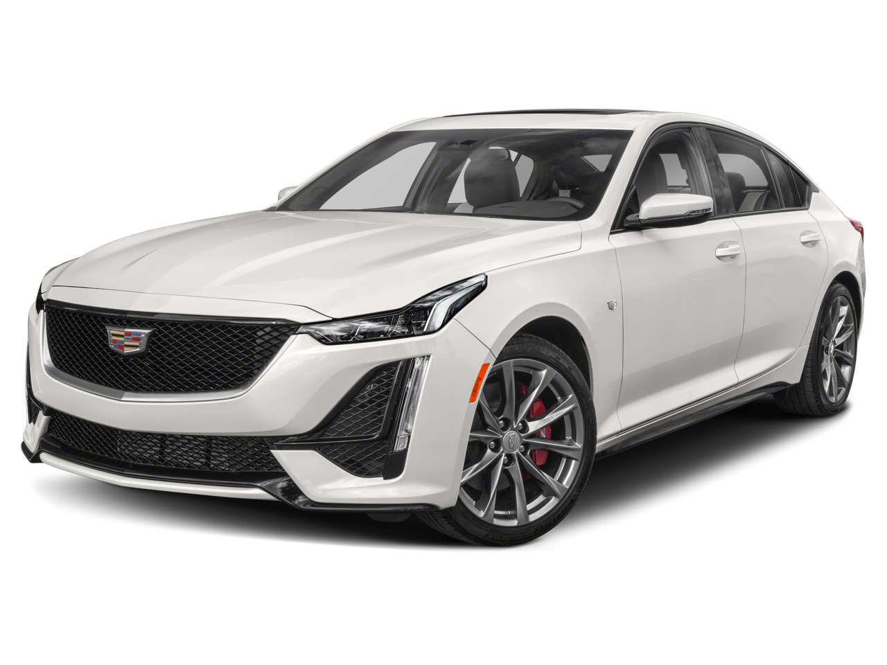 2021 Cadillac CT5-V V-Series in Wave Metallic — front three-quarter view