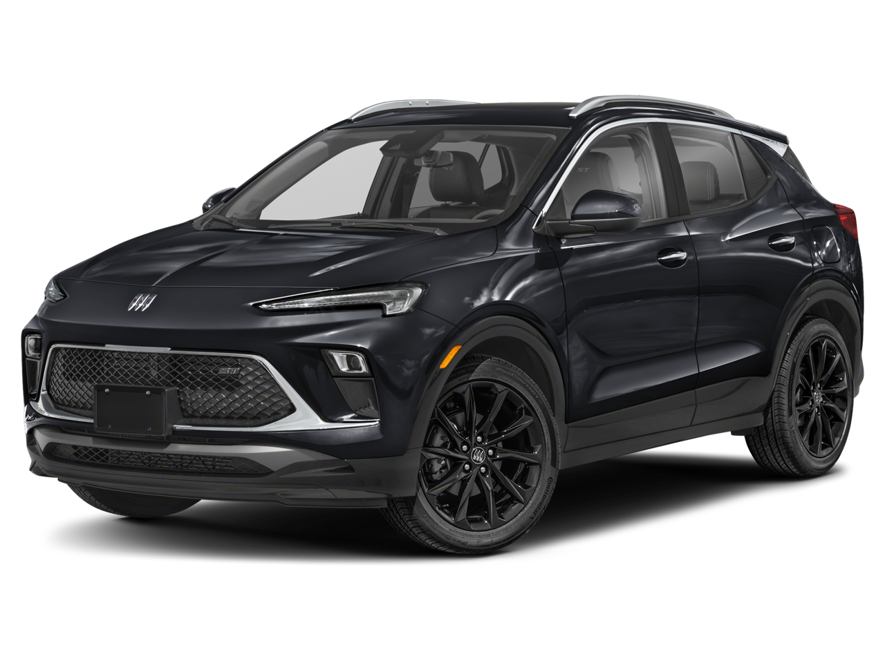 2024 Buick Encore GX Sport Touring in Summit White — front three-quarter view