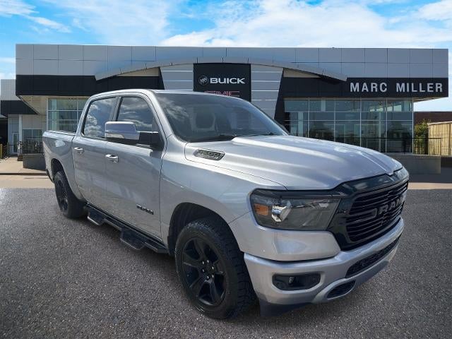 2020 RAM 1500 Big Horn in Billet Silver Met — front three-quarter view