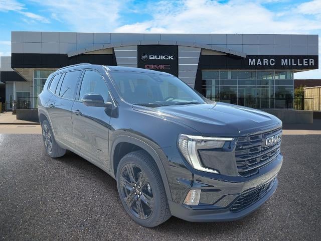 2026 GMC Acadia Elevation in Ebony Twilight Metallic — front three-quarter view