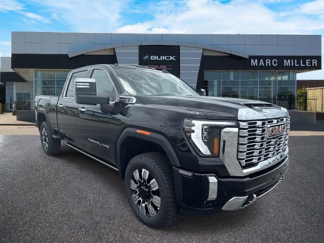 2026 GMC Sierra 2500 HD Denali in Onyx Black — front three-quarter view