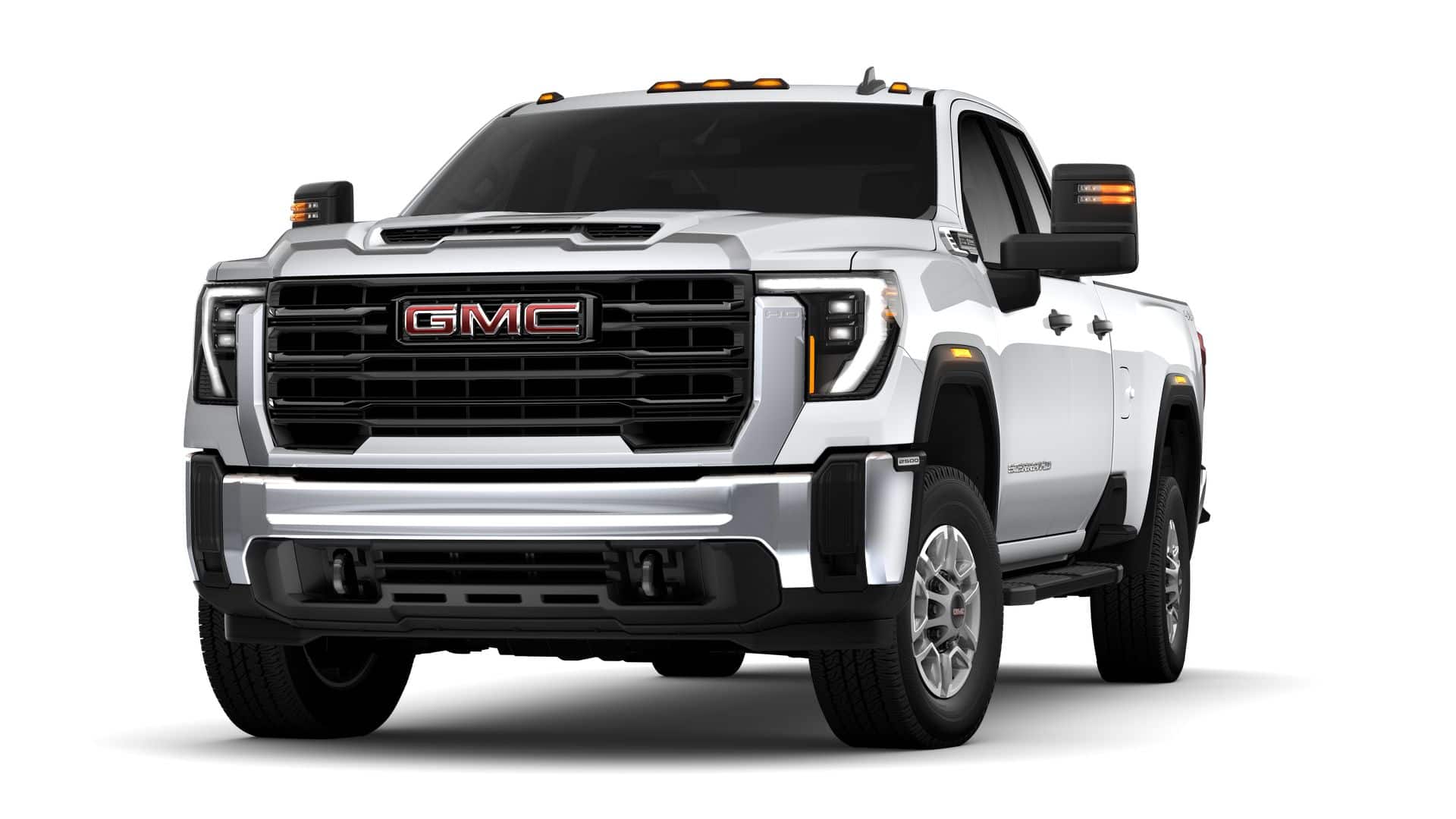 2026 GMC Sierra 2500 HD Pro in Summit White — front three-quarter view