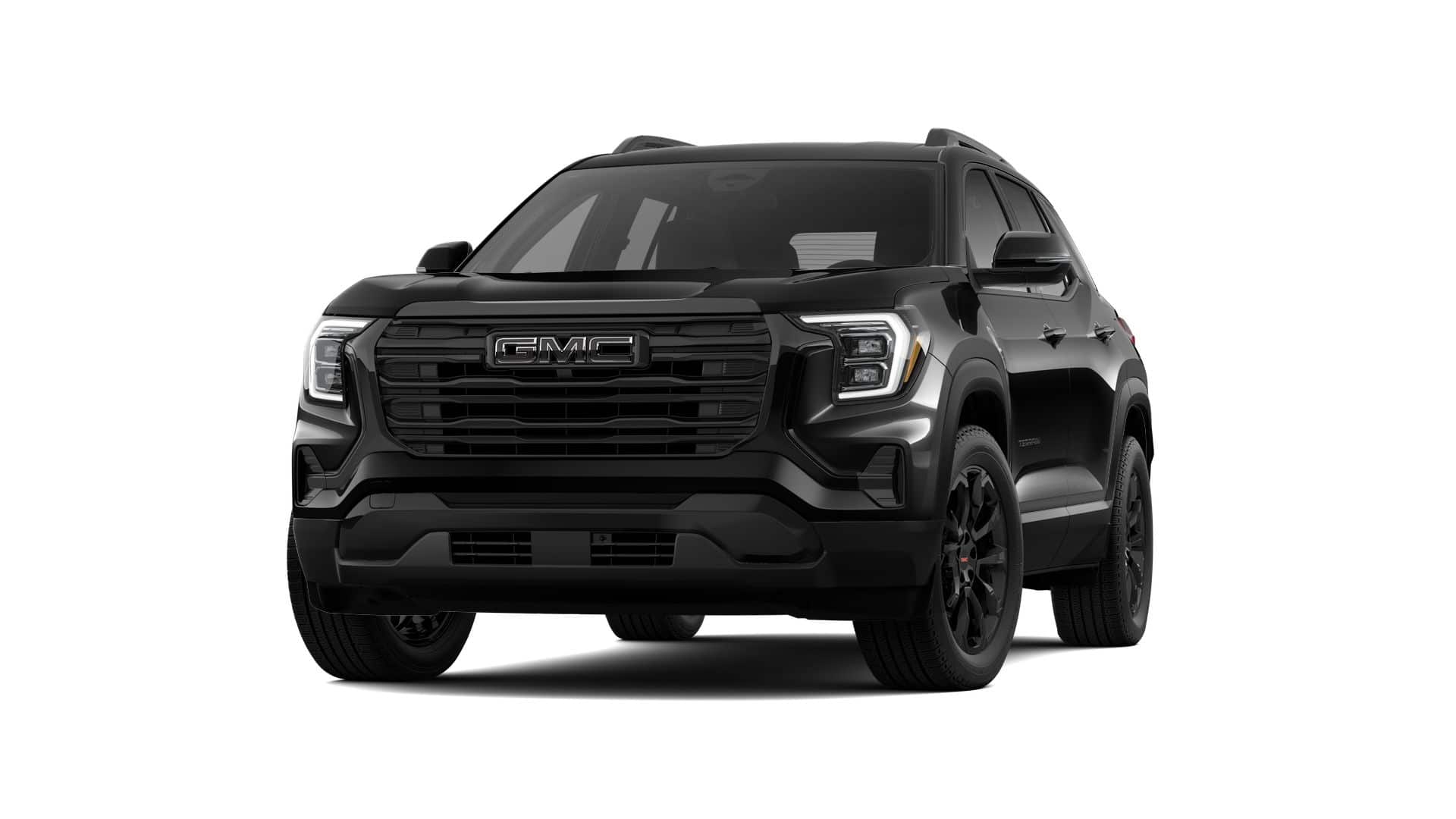 2026 GMC Terrain Elevation in Ebony Twilight Metallic — front three-quarter view