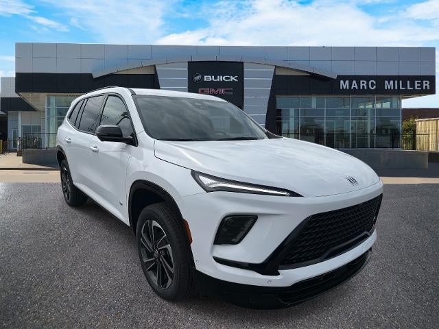 2026 Buick Enclave Sport Touring in Summit White — front three-quarter view