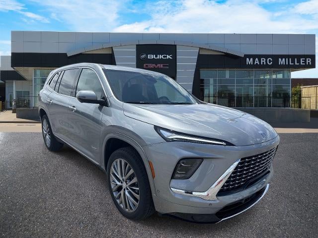 2026 Buick Enclave Avenir in Moonstone Gray Metallic — front three-quarter view