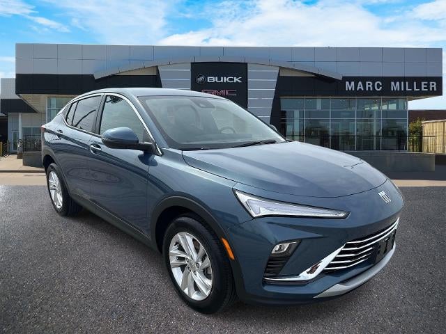 2026 Buick Envista Preferred in Ocean Blue Metallic — front three-quarter view