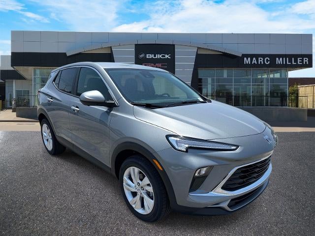 2026 Buick Encore GX Preferred in Moonstone Gray Metallic — front three-quarter view