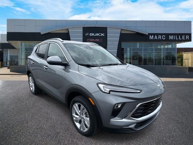 2026 Buick Encore GX Preferred in Moonstone Gray Metallic — front three-quarter view