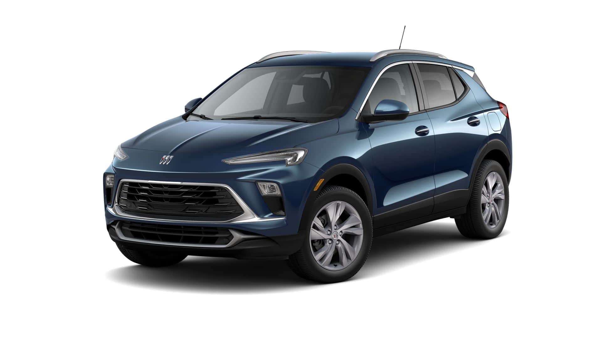 2026 Buick Encore GX Preferred in Ocean Blue Metallic — front three-quarter view