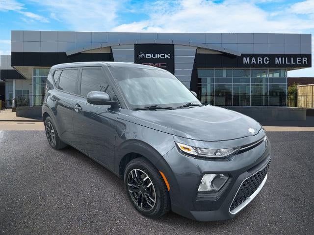 2020 Kia Soul LX in Gravity Grey — front three-quarter view