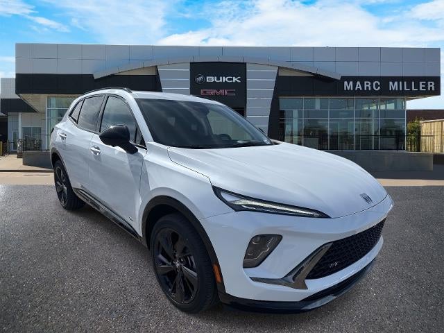 2026 Buick Envision Sport Touring in Iridescent White Tricoat — front three-quarter view